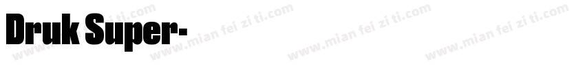 Druk Super字体转换